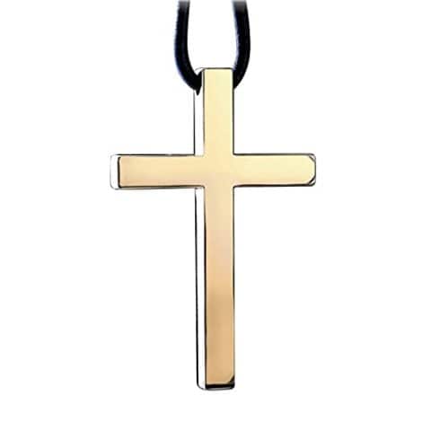 Gold Kingsend Car Rear View Mirror Rosary – Stylish Religious Decor for Travelers and Friends.