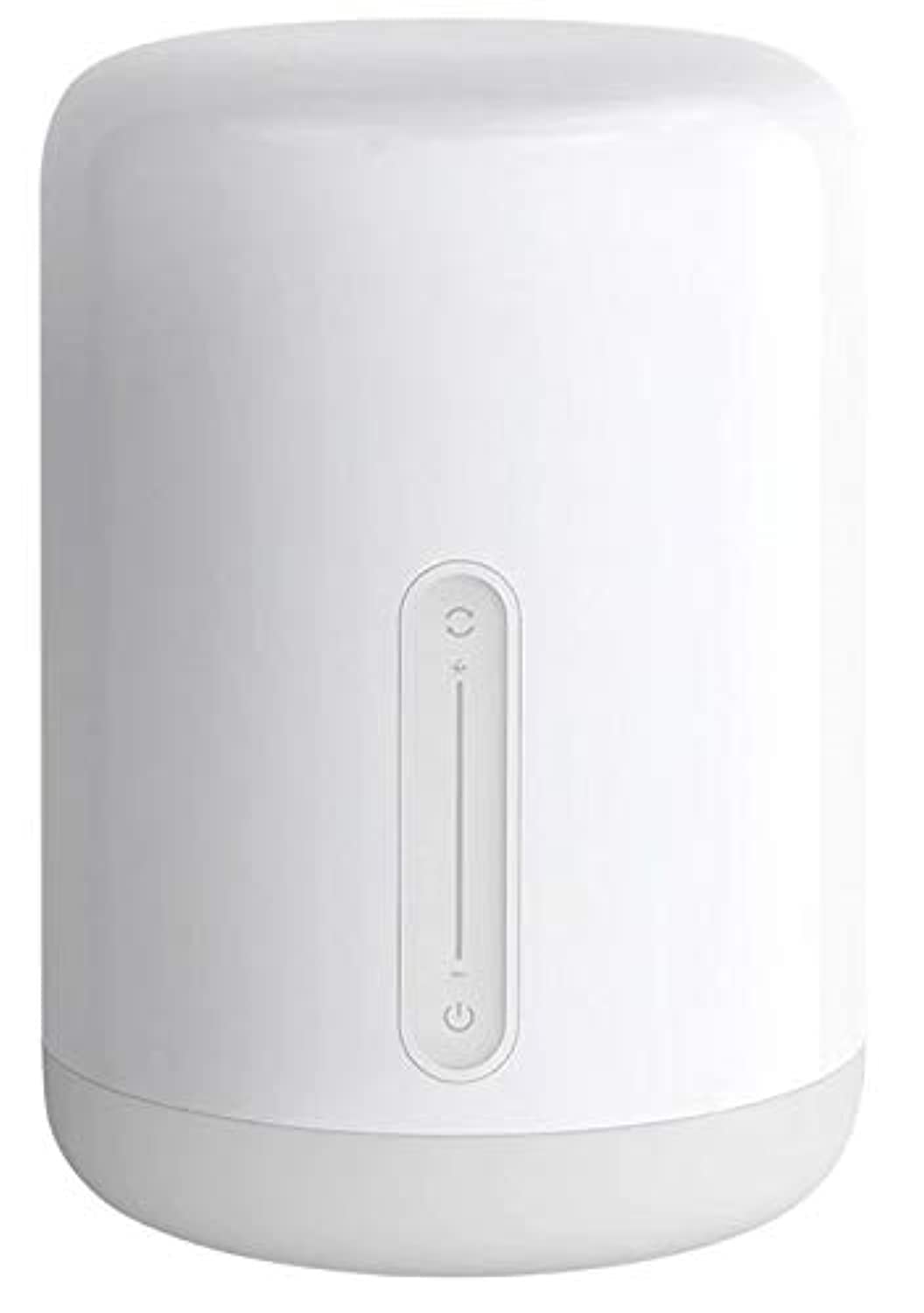 Xiaomi Mijia Smart Bedside Lamp 2 Voice Control Touch Dimmable Home Table Night Light for HomeKit Siri Voice Control Work With Google Assistant Alexa, White, 1, MJCTD02YL