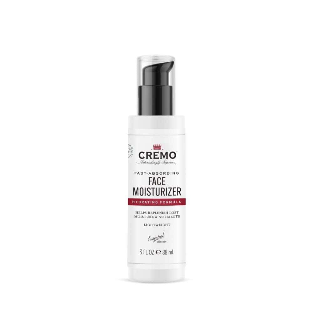 Cremo Face Moisturiser For Men | Lightweight Hydrating Face Cream | 88ml