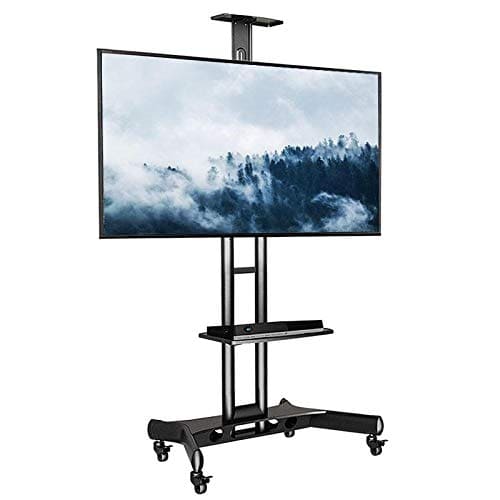 Gadget Wagon 32-70" LED LCD TV cart Portable Wheel Stand for presentations, Office, Portable, Home