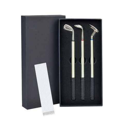 Ainkedin Men’s Gift Set: Golf Pen Trio, Perfect for Christmas, Surprising Dad, Or Fun White Elephant Exchanges.