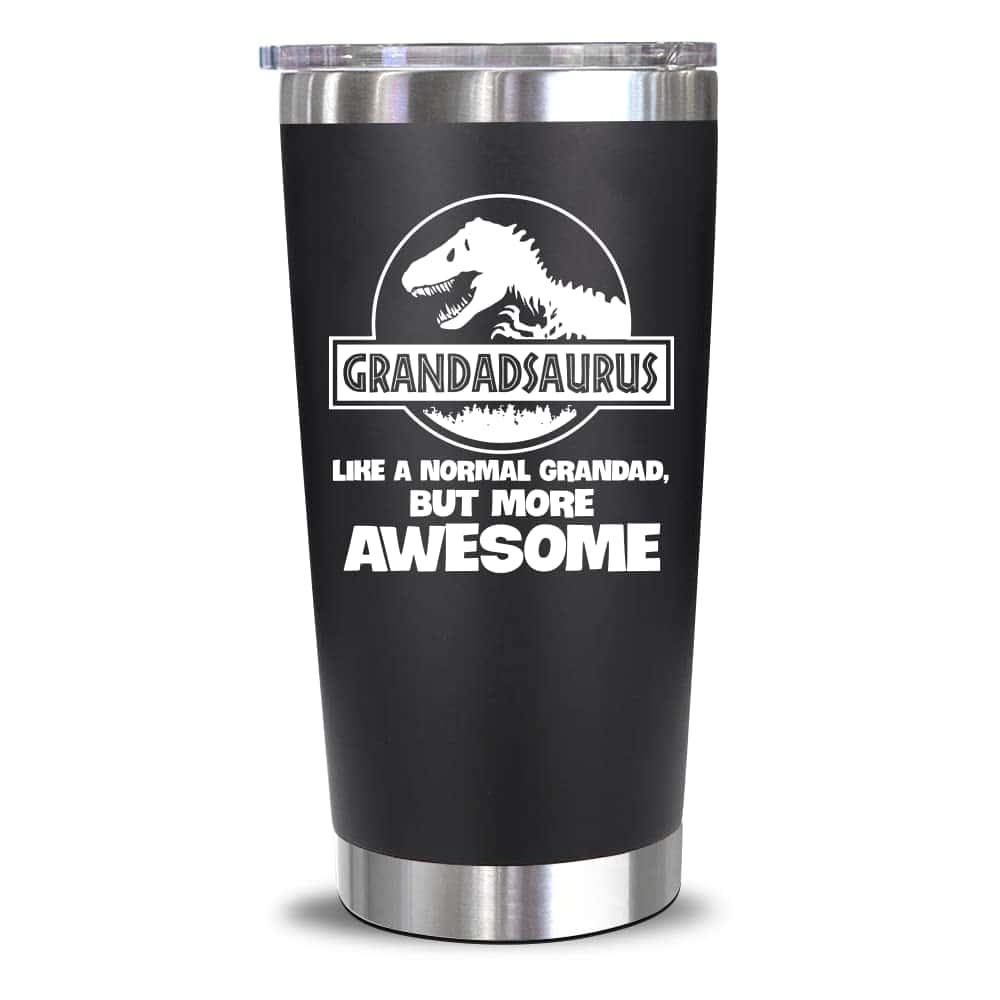 NEWELEVEN Christmas Gifts for Grandad - Funny Grandpa Birthday Gifts - Best Birthday Gifts for Grandad, Grandfather, New Grandad, Promoted to Grandad from Grandchildren, Grandkids - 20 Oz Tumbler