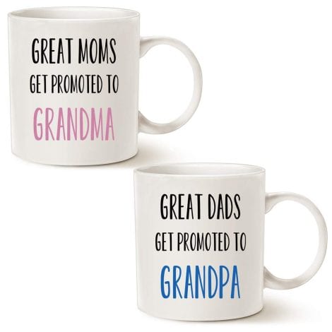 MAUAG Hilarious Grandparent Mug – Perfect Birthday or Christmas Gift, Celebrating New Roles as Grandma/Grandpa!