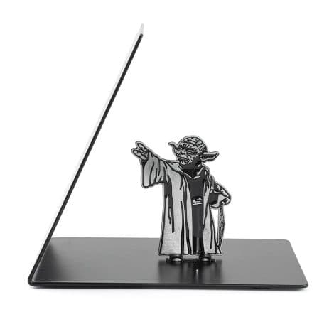 High-quality Metal Bookend – Black L-Shaped Bookend for Office Desk, Great Gift for Dad and Significant Other.