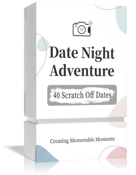 Date Night Card Games for Couples – Deck of 40 Unique Date Ideas, Ideal Couples Gift for Boyfriend – Romantic Newlywed, Anniversary, or Wedding Present for Spouse.