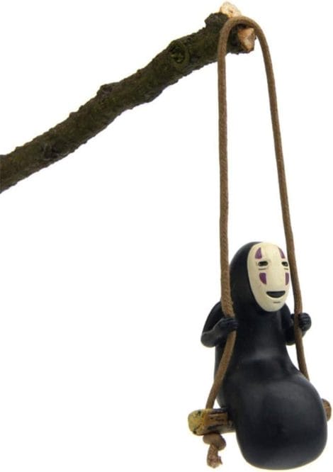 No-Face Man Anime Car Pendant: Decorate your car with this charming accessory, perfect as a romantic gift.
(Note: Under 16 words)