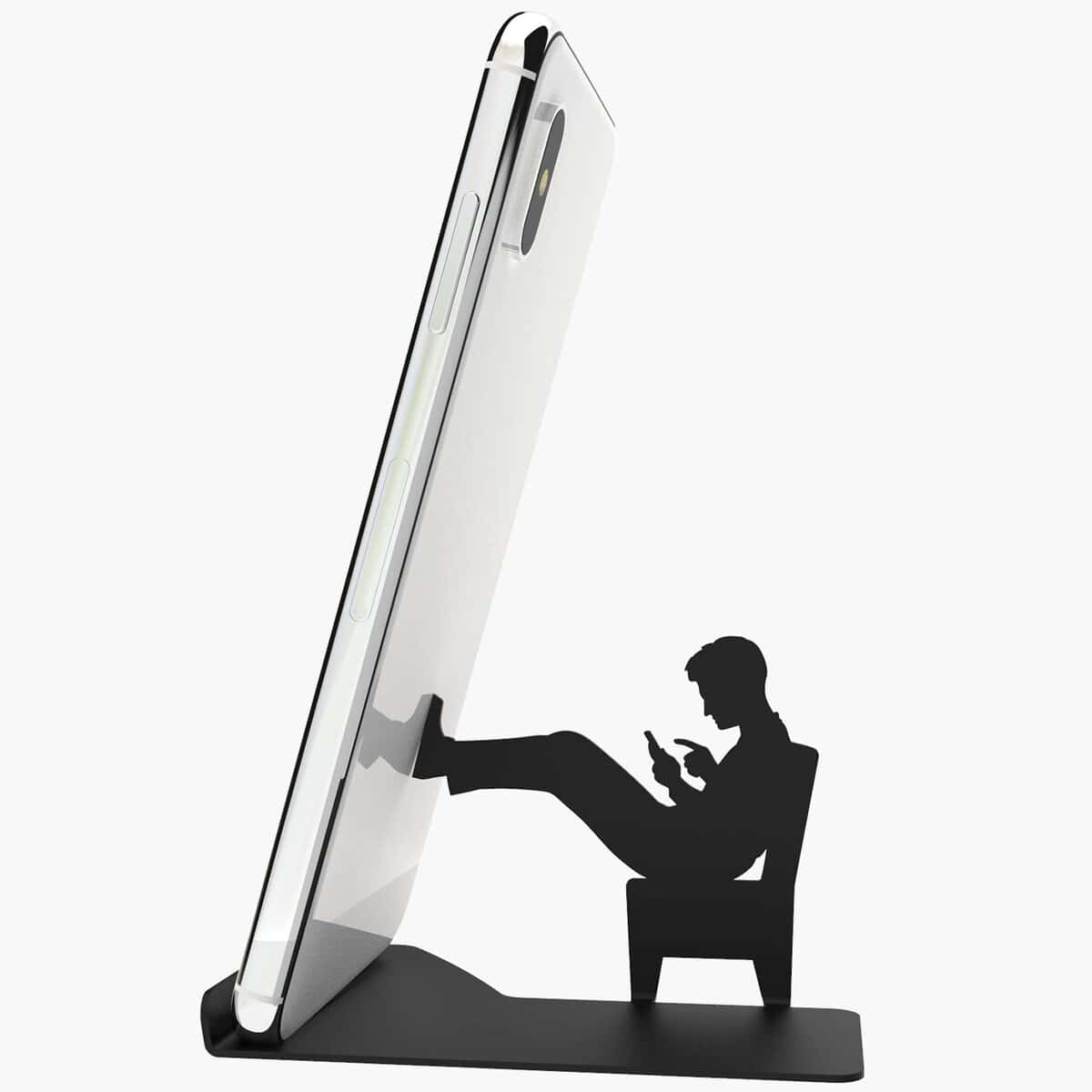 Artori Design Cell Phone Stand for Desk - Smartphone Stand for Office or Home - Cute Phone Stand for Recording Watching Videos Gaming or Video Calls - Unique Phone Holder for Tablets and Cellphones