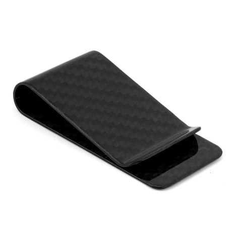 Walfront Carbon Fiber Money Clip: Super light, stylish wallet with card holder for men.