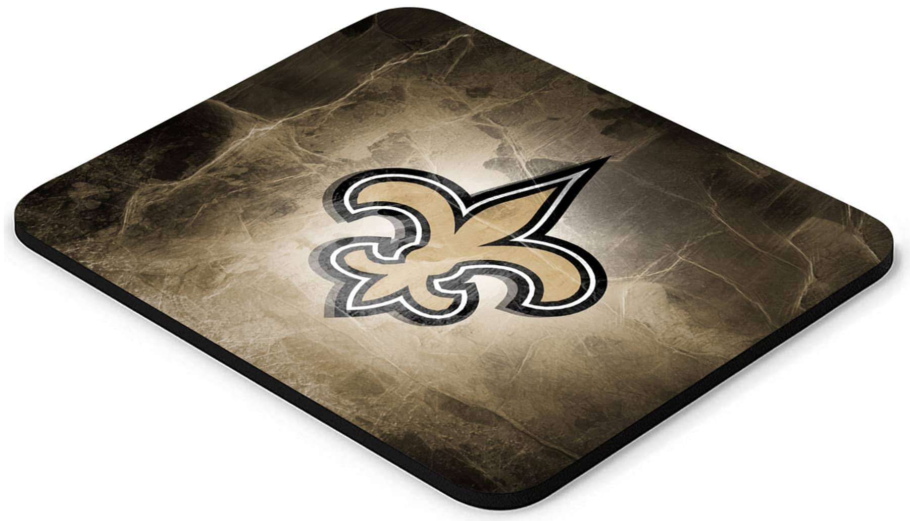 Gaming Mouse Pad, Sport Football Mousepad with Non-Slip Rubber Base for Laptop Computer Desktop Game Mat,Fans Gift Gold Design