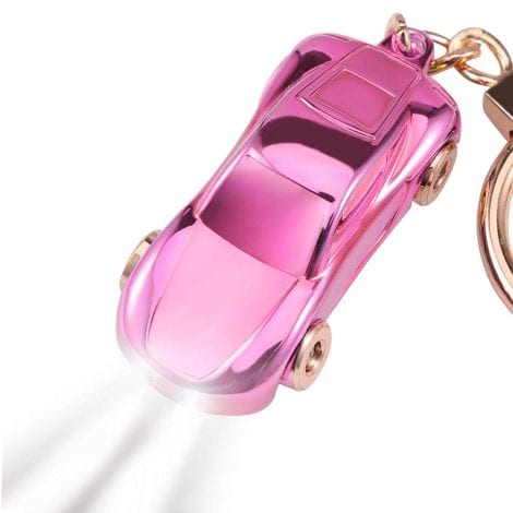 This Jobon Car Keychain Flashlight is a cute and practical gift idea for men or women.