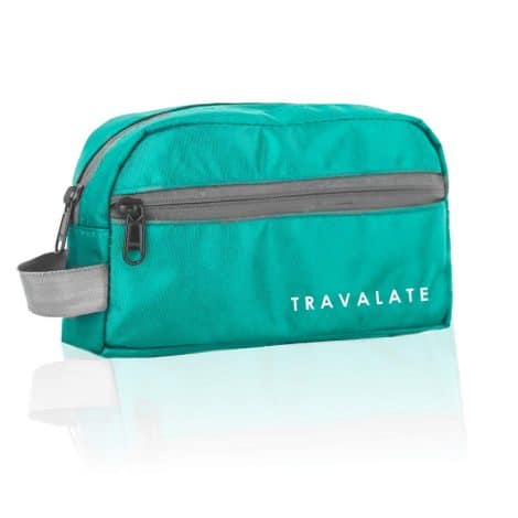 Ocean Green 3L Travel Toiletry Bag for Men and Women with Belt – TRAVALATE (25 X 13 X 5 cm)