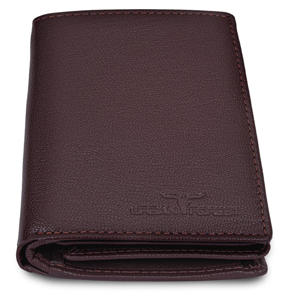 URBAN FOREST Toronto Brown Leather Wallet for Men