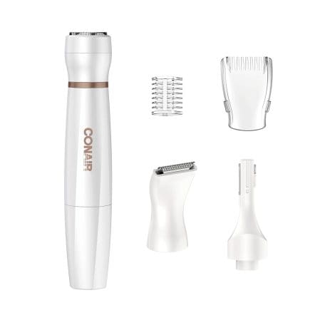 Conair’s Complete Facial Hair Trimming System for a well-groomed, hassle-free grooming experience.