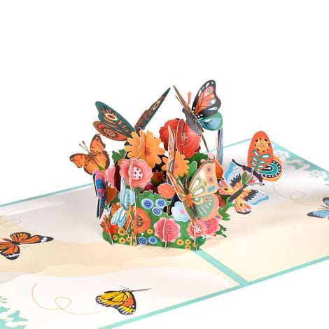 3D Butterfly Pop Up Card – Perfect for Birthdays, Valentine’s, Mother’s Day, Anniversaries, and more!