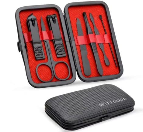 Luxury Nail Care Kit for Women and Men, MUIIGOOD’s 7-pc Manicure Pedicure Set – Perfect Gift for Friends and Family.