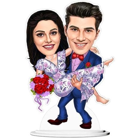 Custom Couple Caricature: Foto Factory CA1004 – Capture your love in a personalized photo caricature!