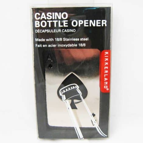 Kikkerland Gambling-themed Bottle Opener, perfect for popping open your favorite drinks – casino style!