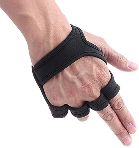 KASTWAVE Gym Glove Support – Black, Adjustable Wrist Guards for Weightlifting, Powerlifting, and Fitness. Size Large