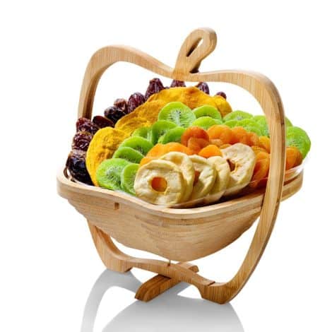 Christmas gift basket with dried fruit; perfect for families, holidays, and all dry fruit lovers. Prime delivery, great for couples, men, women, and corporate gifting.