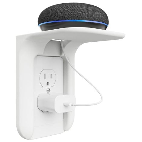 WALI Outlet Shelf: A handy, space-saving organizer for your smart home gadgets, electric tools, and toothbrush.