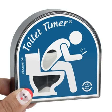 Katamco Toilet Timer – A hilarious gift for guys, perfect for birthdays, Christmas, and stocking stuffers. Featured on Shark Tank.