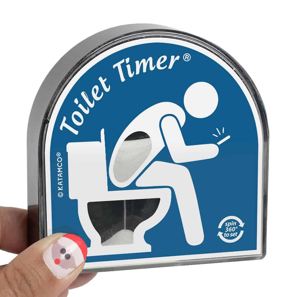 Katamco Toilet Timer (Office), Funny Gift for Men, Husband, Dad, Birthday, Christmas, Stocking Stuffer. As seen on Shark Tank.