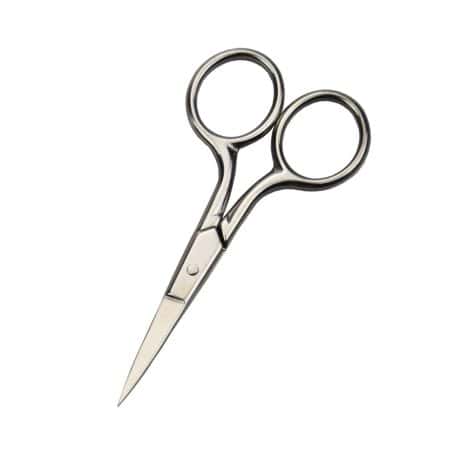 Men’s Stainless Steel Grooming Scissors for Facial Hair, Ear, Nose, and Eyebrow Trimming. Perfect for Personal Care.