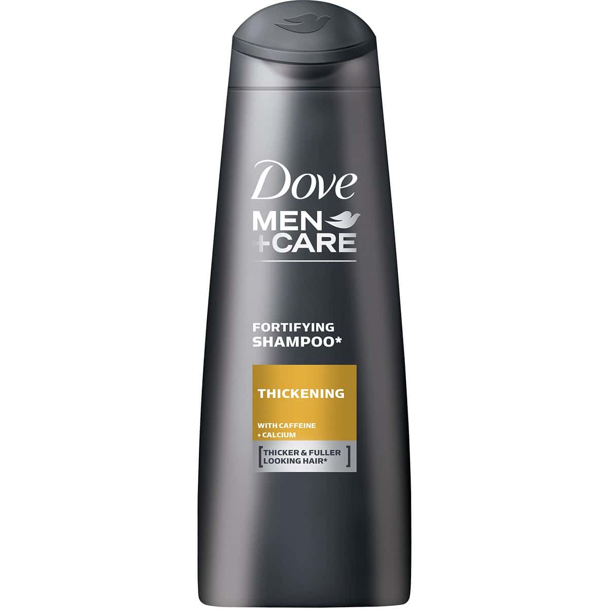 Dove Men+Care Thickening Fortifying Shampoo pack of 6 with caffeine and calcium for men with fine and thinning hair 400 ml