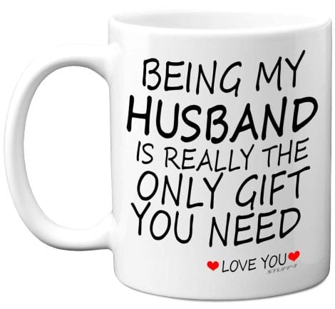 Husband Mug – Thoughtful Gift for His Birthday or Anniversary – High-quality UK-made Coffee Mug.