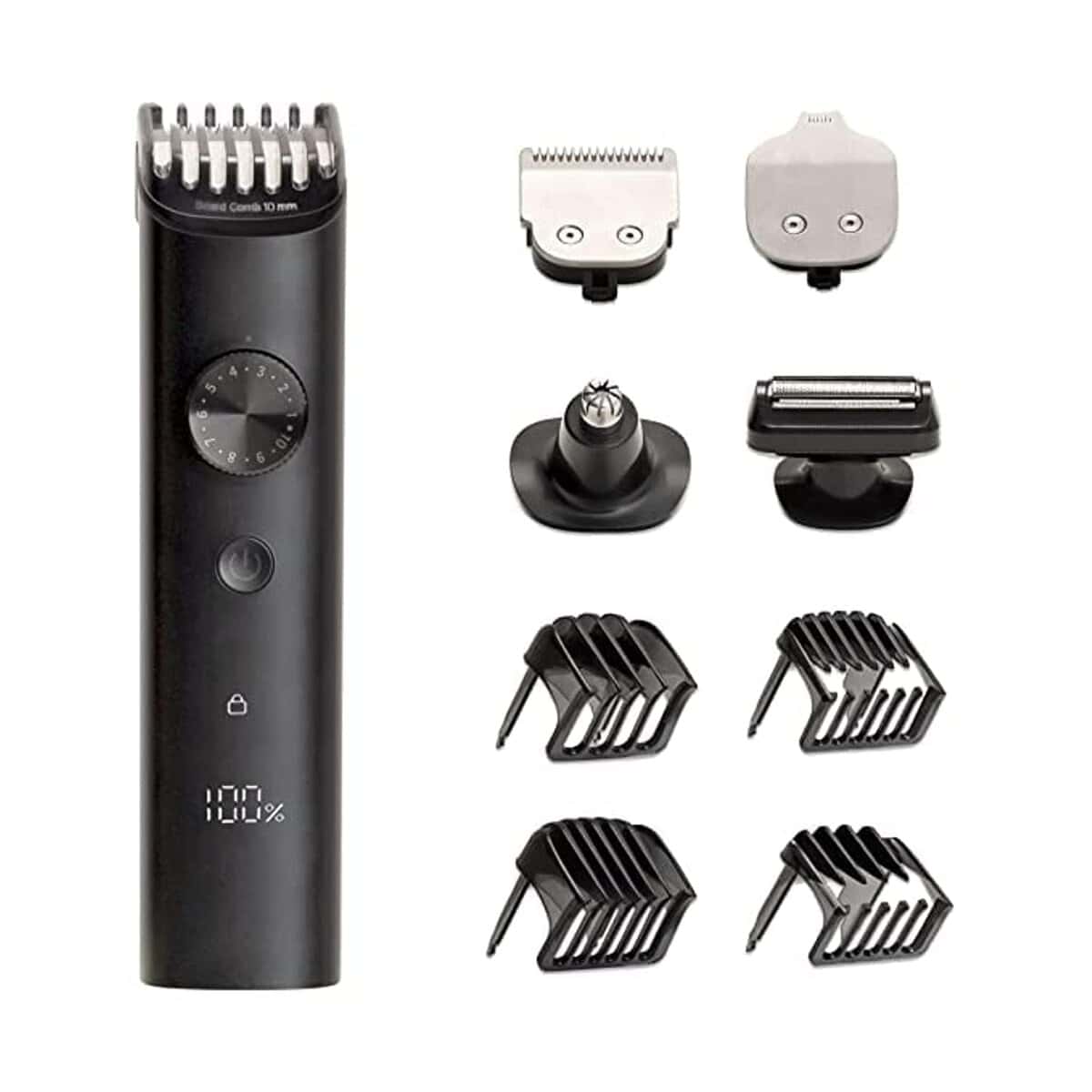 Xiaomi Grooming Kit Pro, 40 length settings, Face, Hair, Body - Everything-in-One Professional Styling Trimmer, Body Grooming, Nose & Ear Hair Trimming, Hair Clippers, Beard Combs, Quick Charge