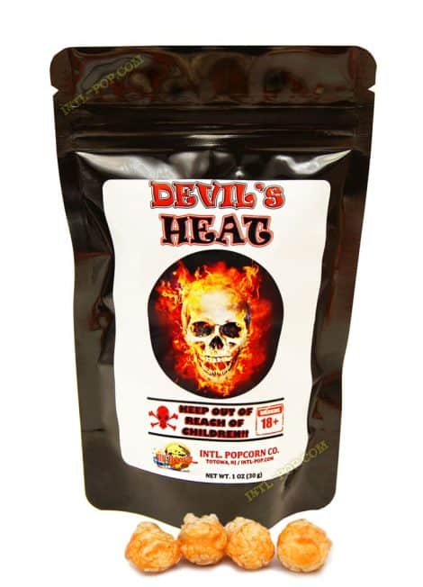 Introducing the DEVIL’S HEAT Challenge: Organic Popcorn with the Hottest Pepper on Earth! Take on the Spicy Food Challenge and Finish the Bag!