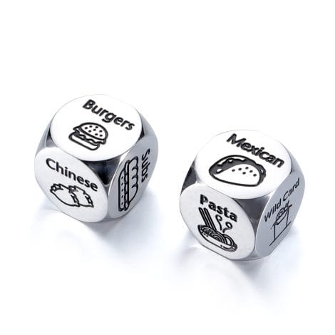 2 Count Date Night Dice Set – Fun Anniversary, Valentine’s, Christmas, or Birthday Gifts for Couples