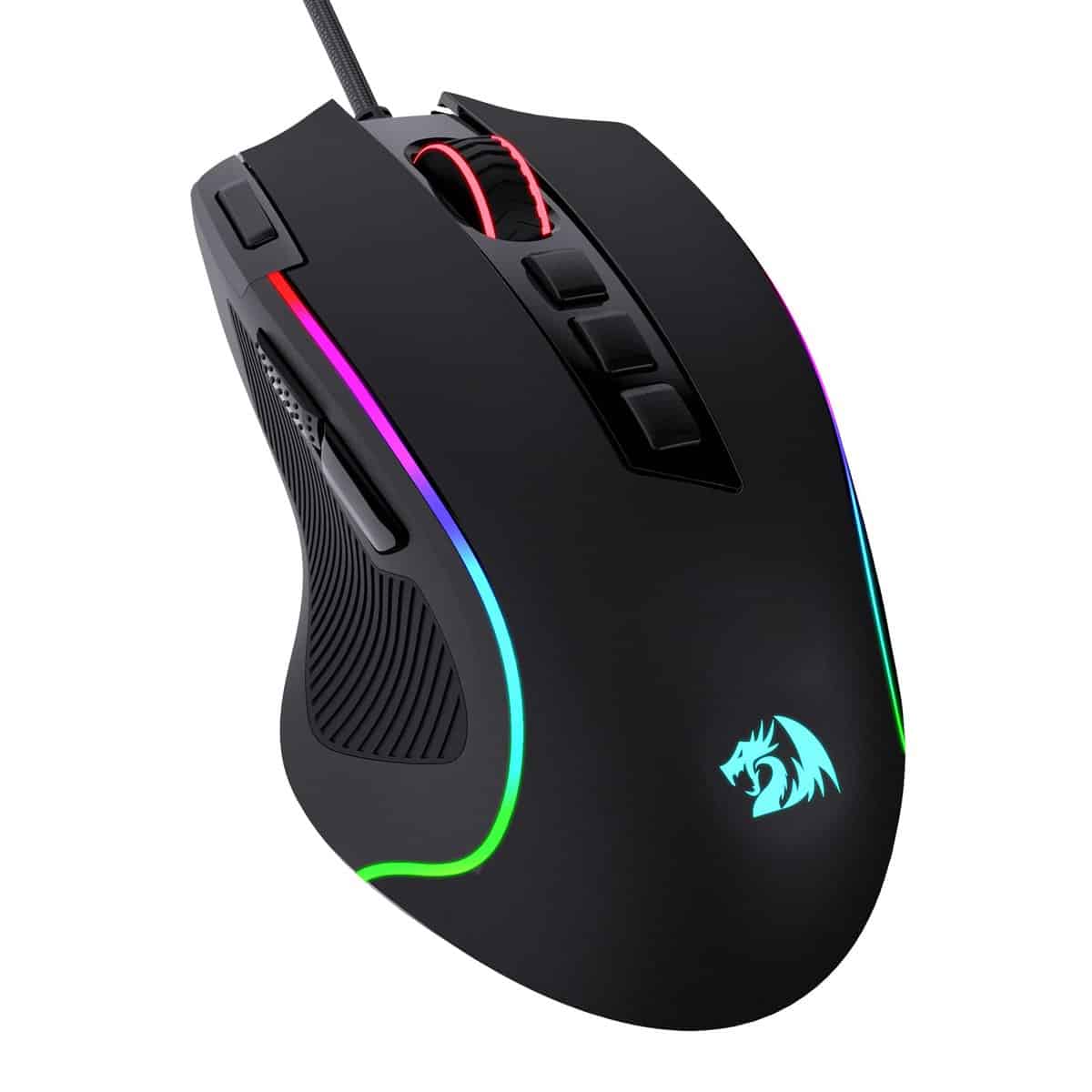 Redragon, Predator Wired Gaming Mouse, Black, M612-Rgb