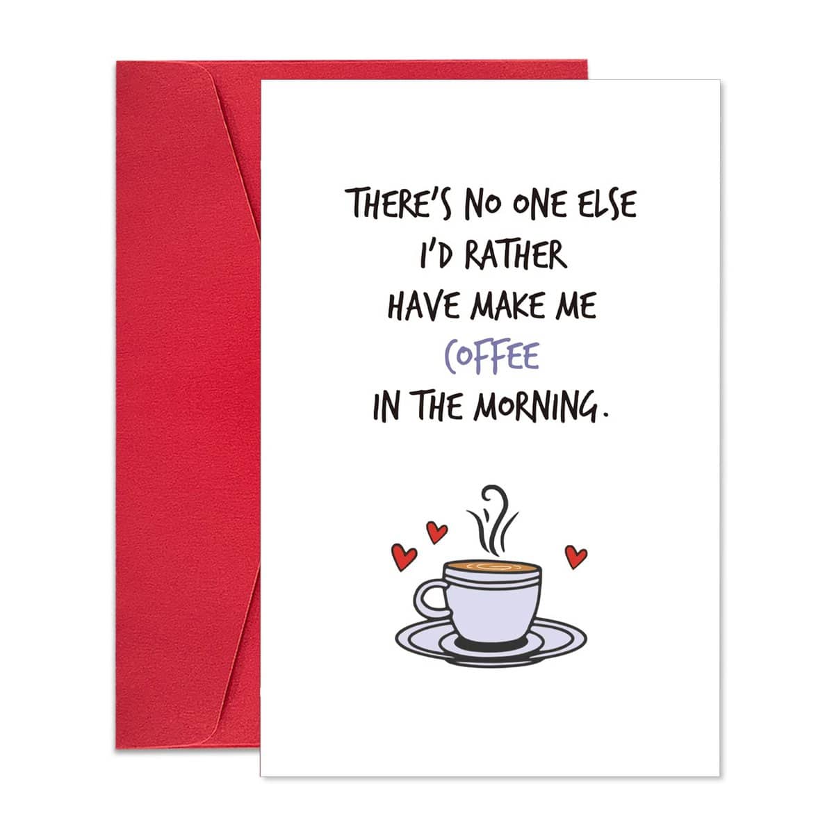 Ogeby Funny Valentines Day Card Gifts for Boyfriend Girlfriend, Cute Anniversary Card for Husband Wife, Lovely Anniversary Card Gifts for Him Her, 8.5 x 11 inch (OGB-175)