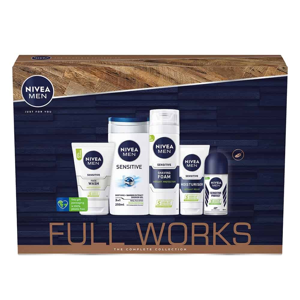 Nivea Men Full Works Gift Set, 5 Pieces