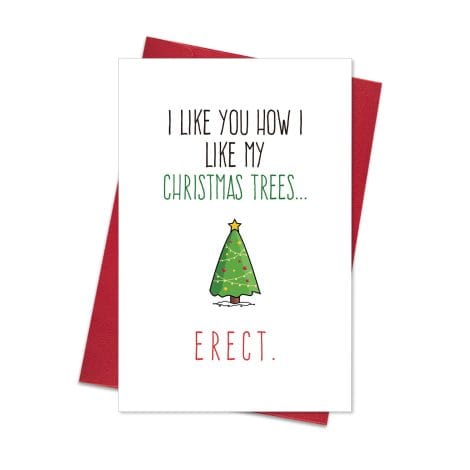 Ogeby Mischievous Holiday Card Set for Men, Hilarious Gifts for Boyfriend or Husband, Sweet Gift Ideas, Xmas Cards.