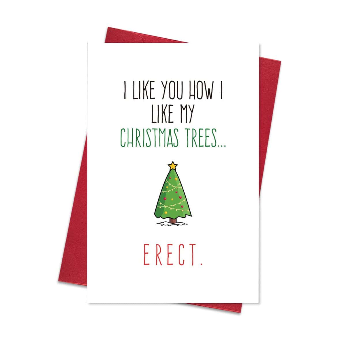 Ogeby Naughty Christmas Card with Envelopes, Christmas Gifts for Men Him, Funny Christmas Gifts for Boyfriend Husband, Cute Christmas Gift ideas for Him, Xmas Cards Gifts from Wife