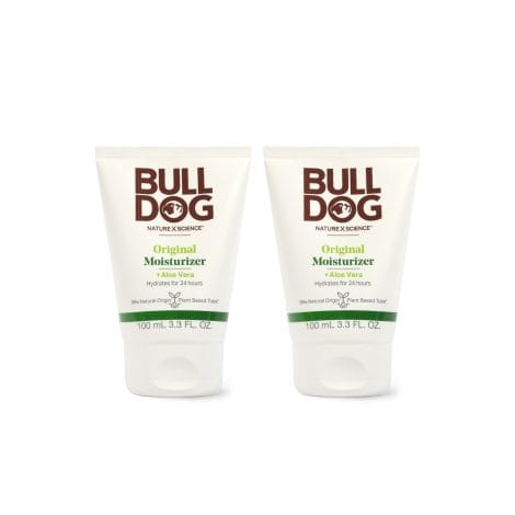 Bulldog Original Facial Moisturizer for Men’s Skincare and Grooming, 3.3 oz – Pack of 2.