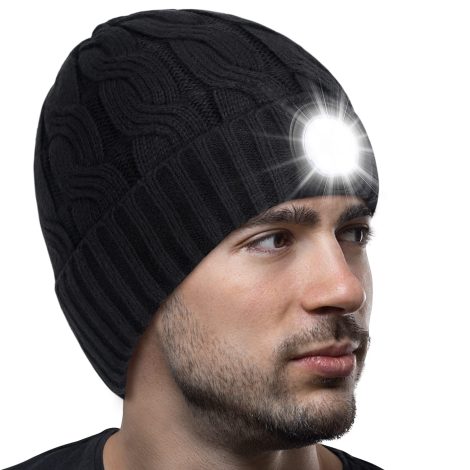 HIGHEVER LED Hat with Lights – Perfect gift for outdoorsy men – Fathers’ Day or birthday present!