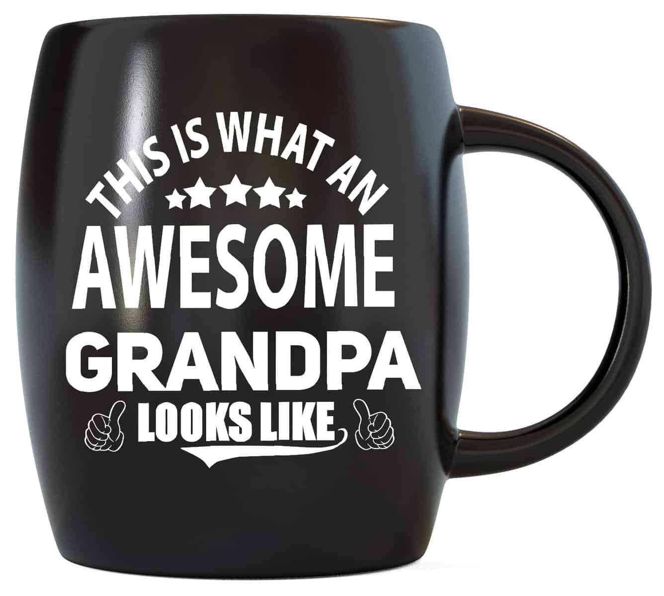 Father's Day Gift for Grandpa What An Awesome Grandpa Looks Like World's Best Grandfather Ever Christmas Birthday Novelty Gift from Grandson Granddaughter Ceramic Coffee Mug Tea Cup by Mug A Day