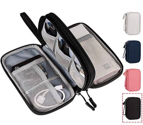 Electronics Organizer Bag – Keep all your cables, chargers, SD cards, and gadgets together on-the-go.