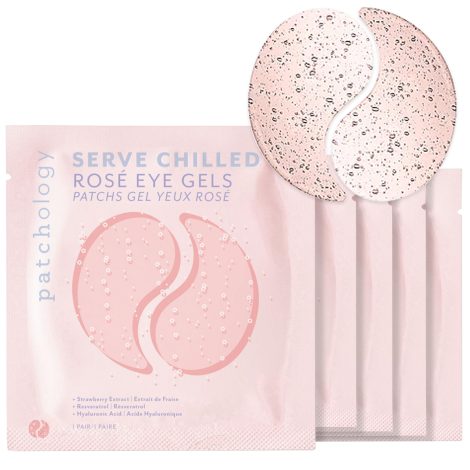 Patchology Rosé Hydrating Under Eye Patches: Refreshing solution for dark circles, perfect for beauty and self-care.