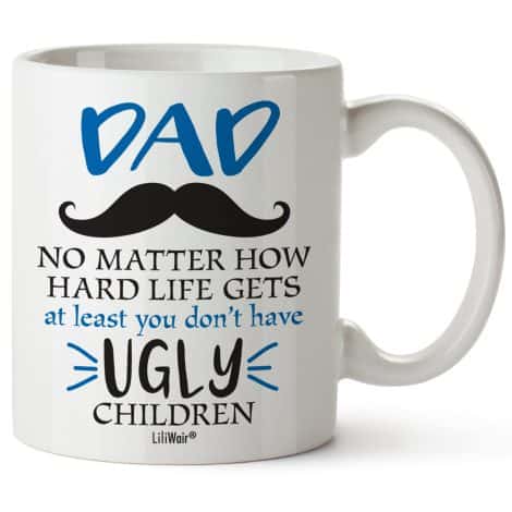 LiliWair “Dad’s Ultimate Coffee Mug” – A perfect gift for the coolest dad on any occasion.