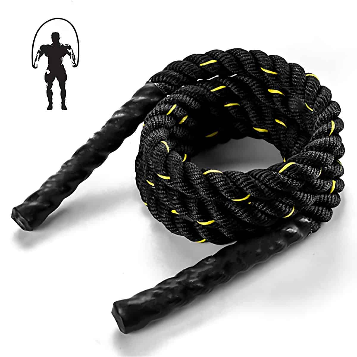 Beauenty Weighted Jump Rope For Fitness,adult Skipping Rope For Women & Men,2.65LB Heavy,exercise Rope For Gym Training,Home Workout,Aerobic Exercise,Improve Strength And Building Muscle(280cm 9.2ft)