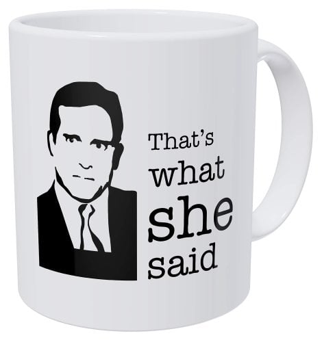 della Peace “That’s What She” Office Boss 11oz Hilarious Coffee Mug Funny Gift.