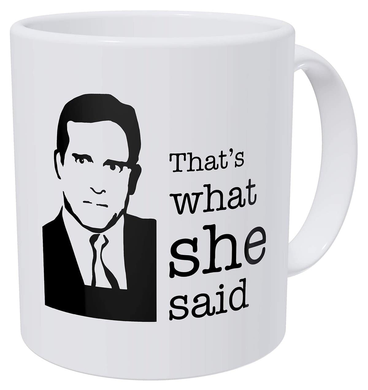 della Pace That's What She, Office, Boss 11 Ounces Funny Coffee Mug Gag Gift