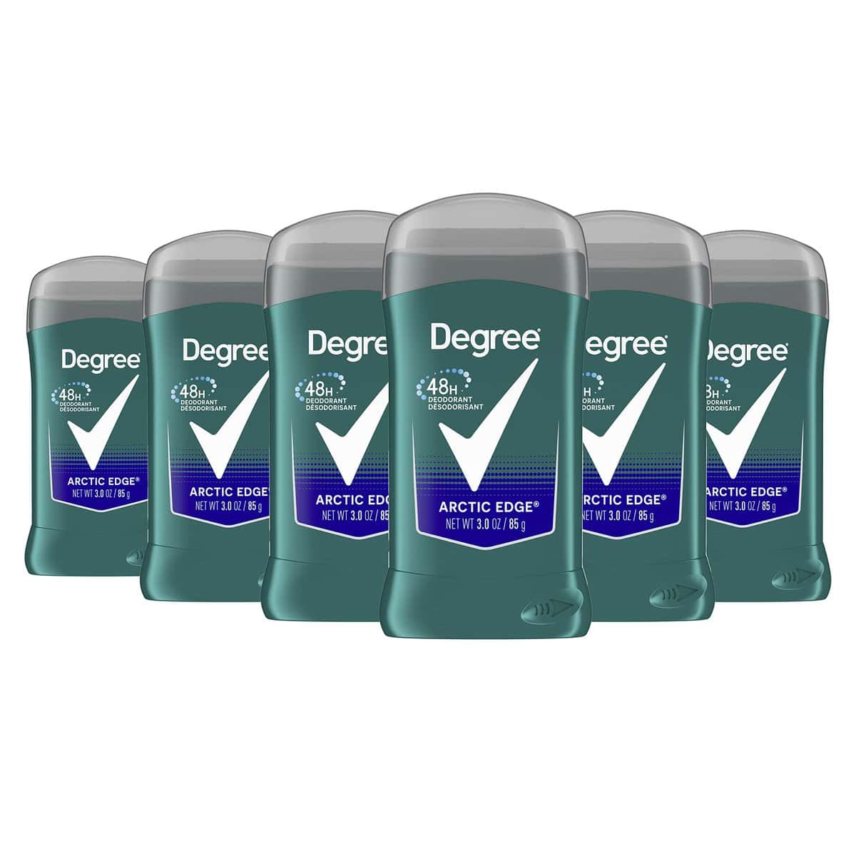 Degree Men Extra Fresh Deodorant Arctic Edge 3 oz (6 Pack)