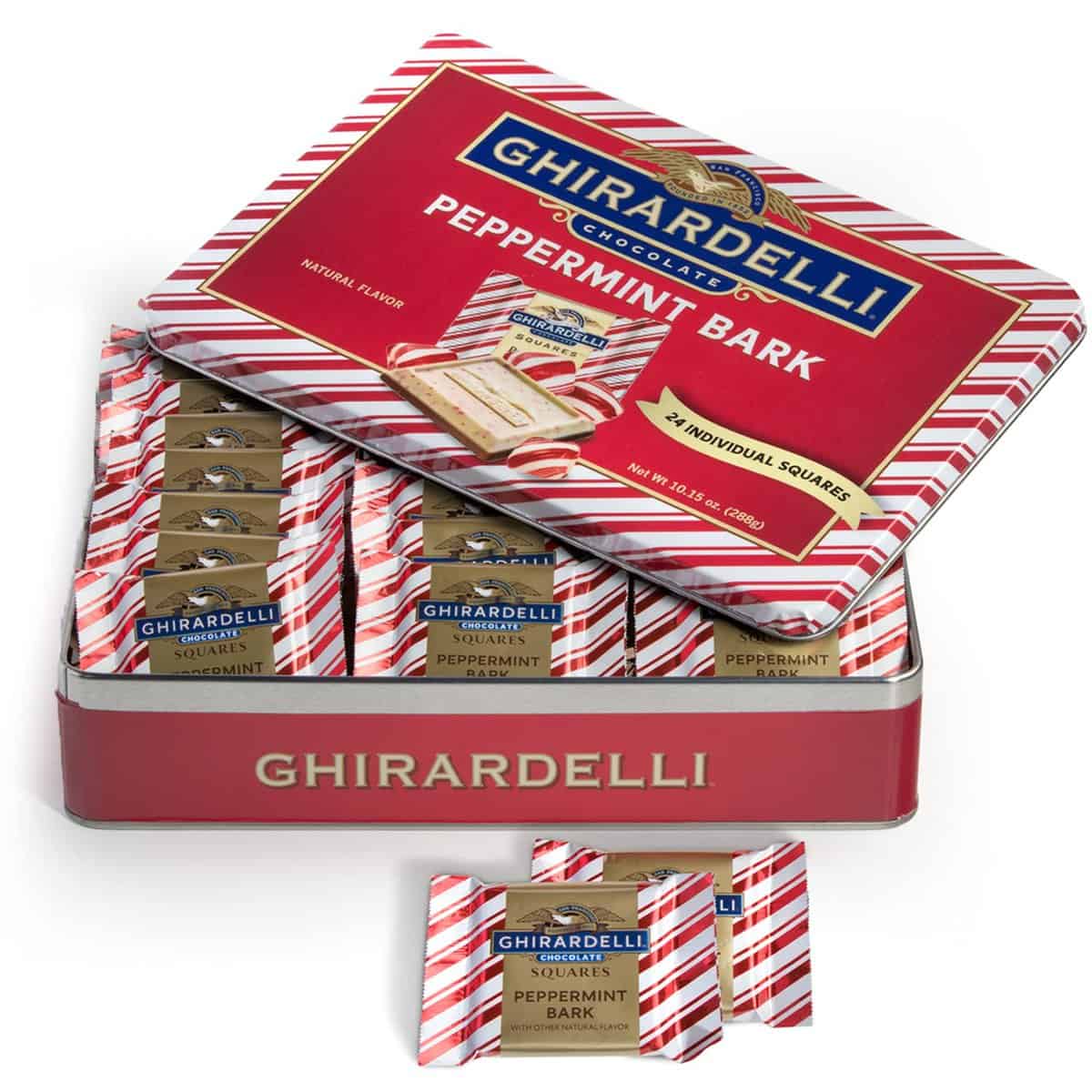 Ghirardelli Peppermint Bark Gift Tin