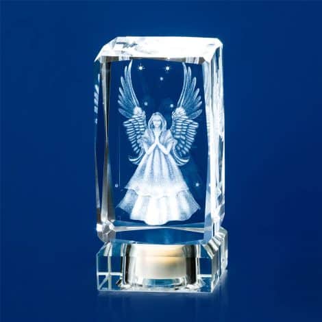 “Sziqiqi Angel 3D Laser Crystal Light with LED Base – Perfect Birthday or Christmas Gift for Her!”