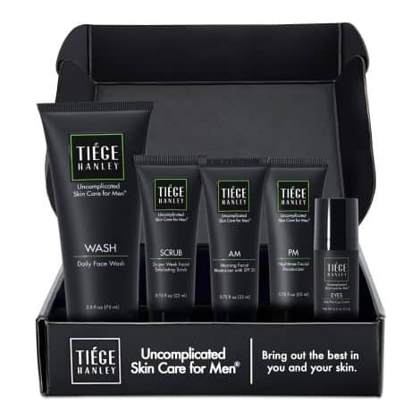 Get the Tiege Hanley Men’s Skin Care System Level 2 – 5 incredible products for everyday amazing looks.